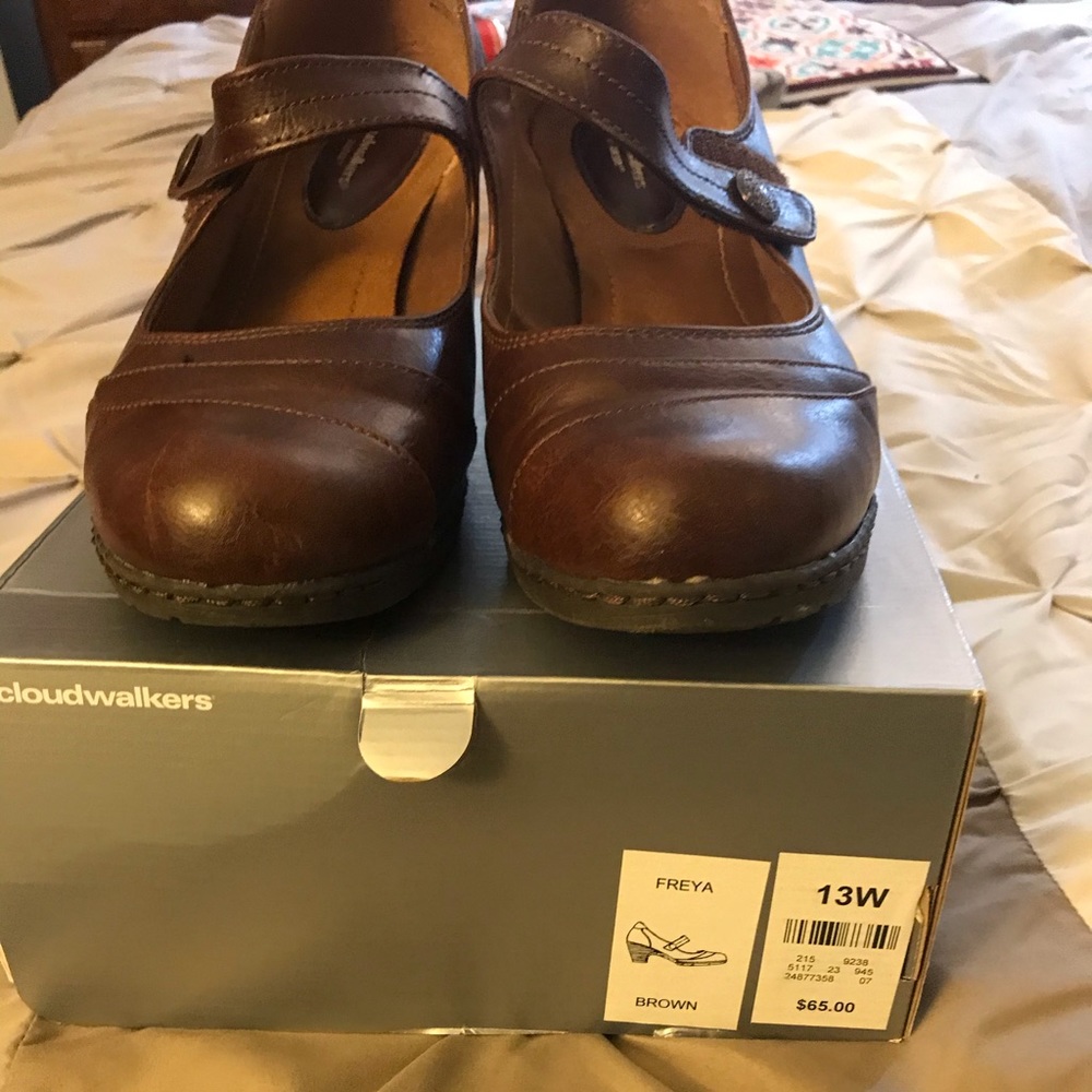 Dark brown Mary Janes